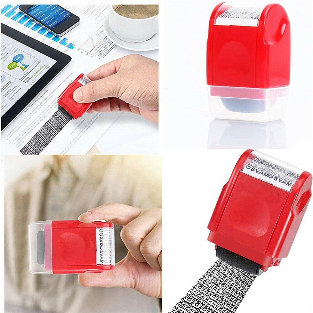 2x Confidential Privacy Data Protection Stamp Roller - Direct On Sale