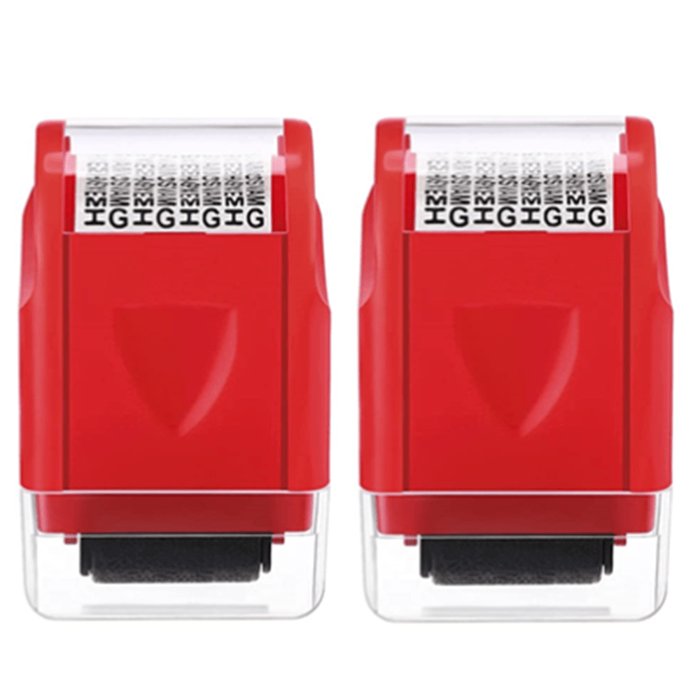 2x Confidential Privacy Data Protection Stamp Roller - Direct On Sale
