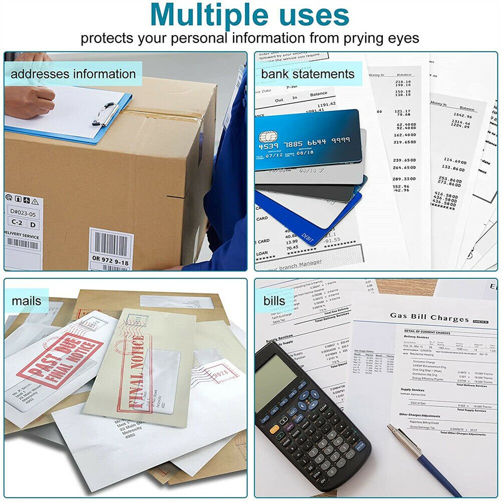2x Confidential Privacy Data Protection Stamp Roller - Direct On Sale