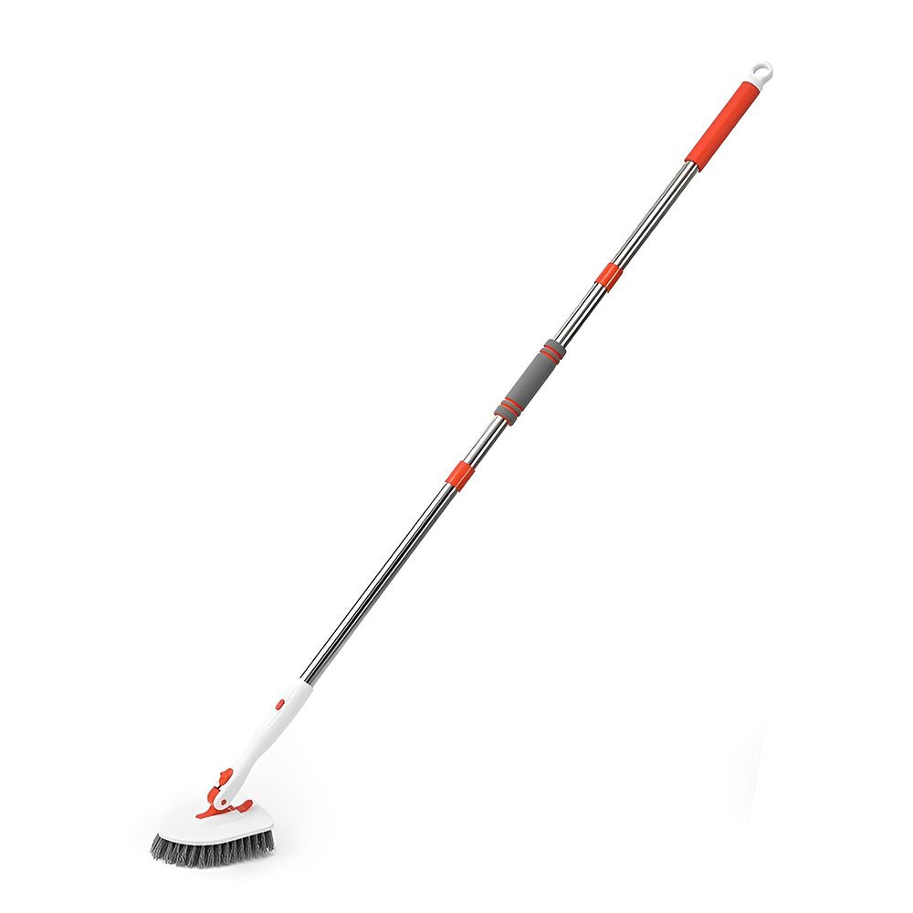 3 in 1 Tile Tub Scrubber Brush - Extendable Long Handle with Adjustable Angles - Direct On Sale