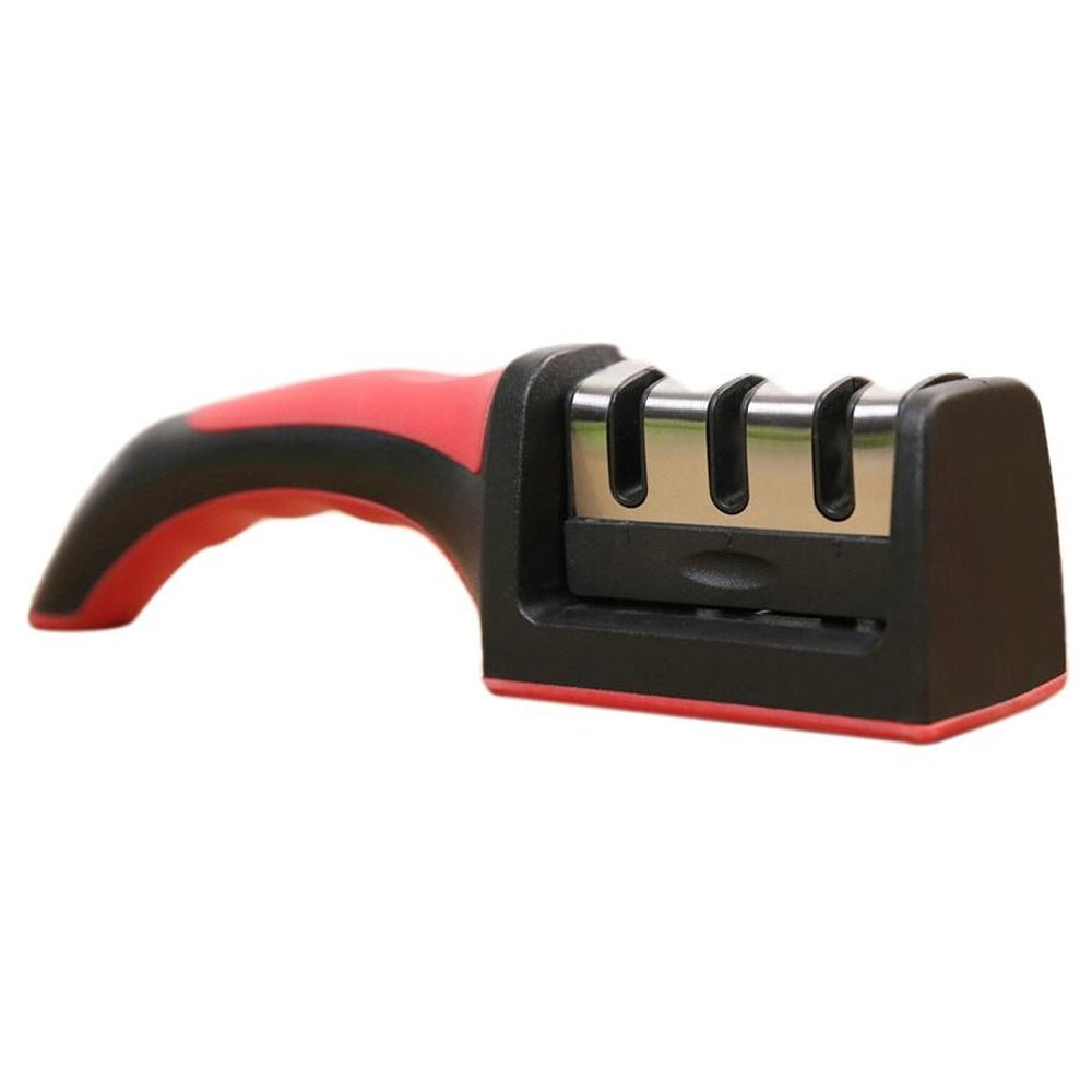 3 Levels Multipurpose Manual Kitchen Knife Sharpening Tool - Direct On Sale