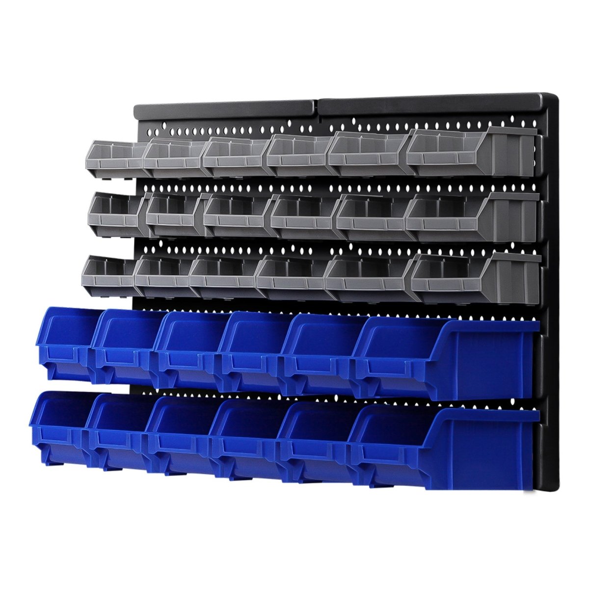 30 Bin Wall Mounted Rack Storage Organiser Industrial Shelving - Direct On Sale