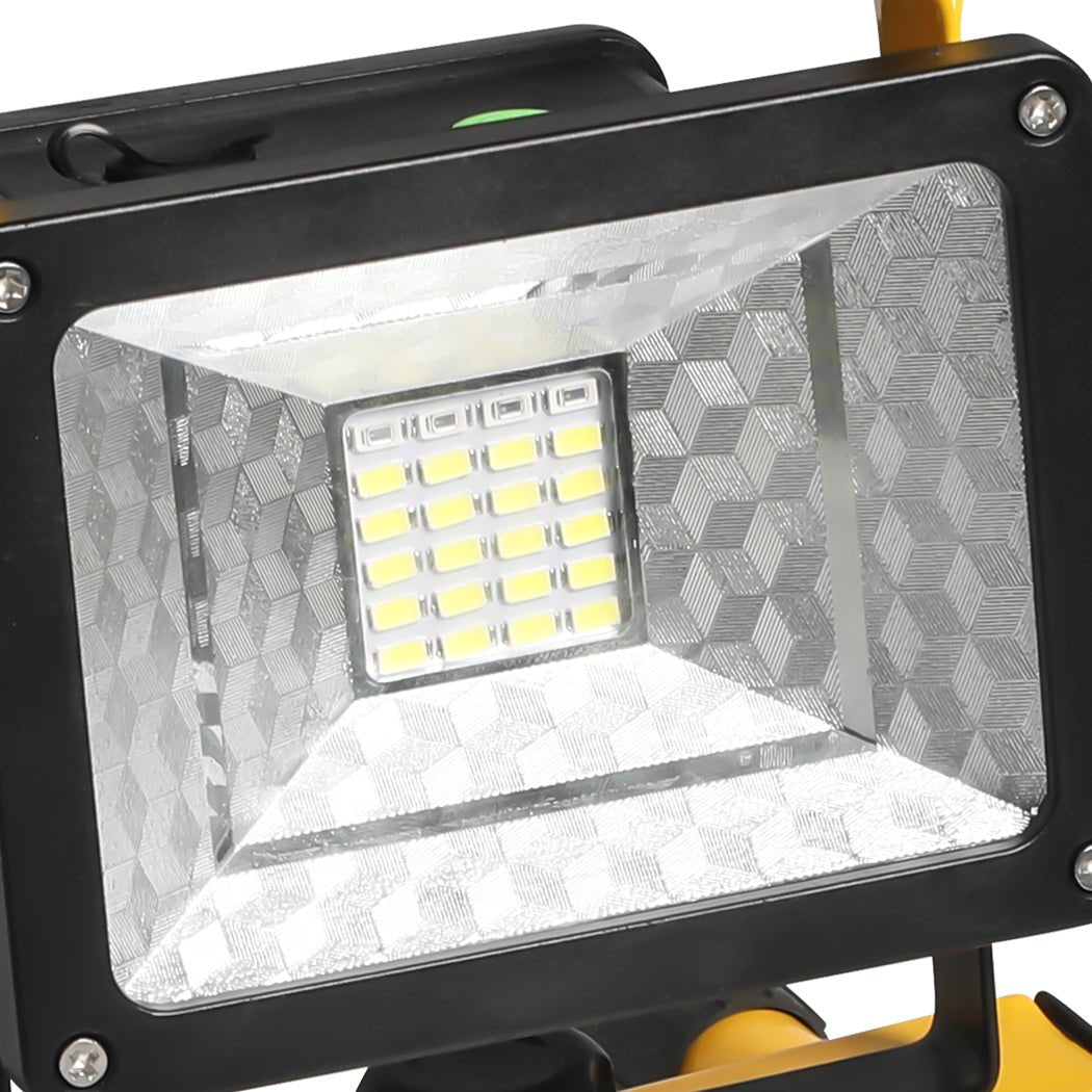 30W LED Flood Light Portable Rechargeable Garden Spotlight Outdoor Work Lights - Direct On Sale