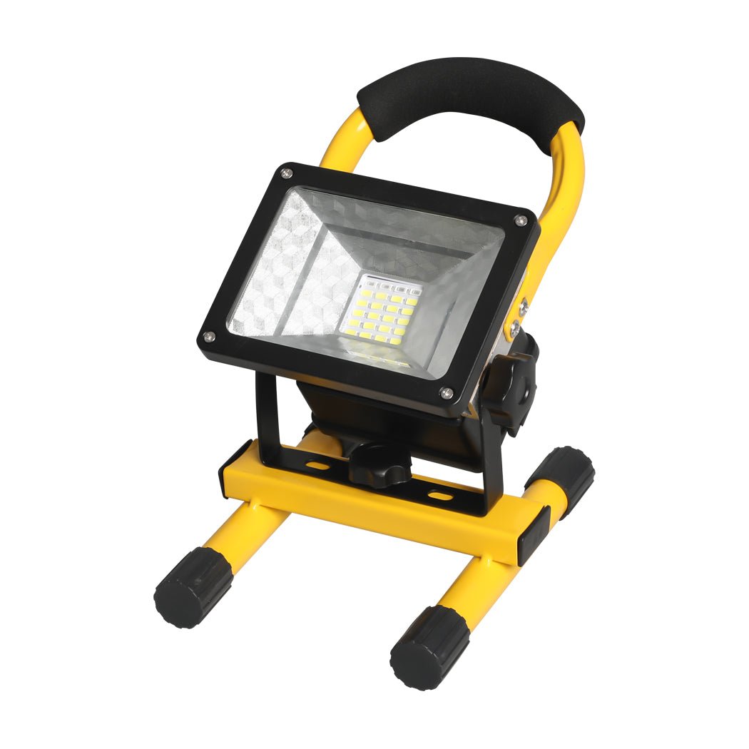 30W LED Flood Light Portable Rechargeable Garden Spotlight Outdoor Work Lights - Direct On Sale