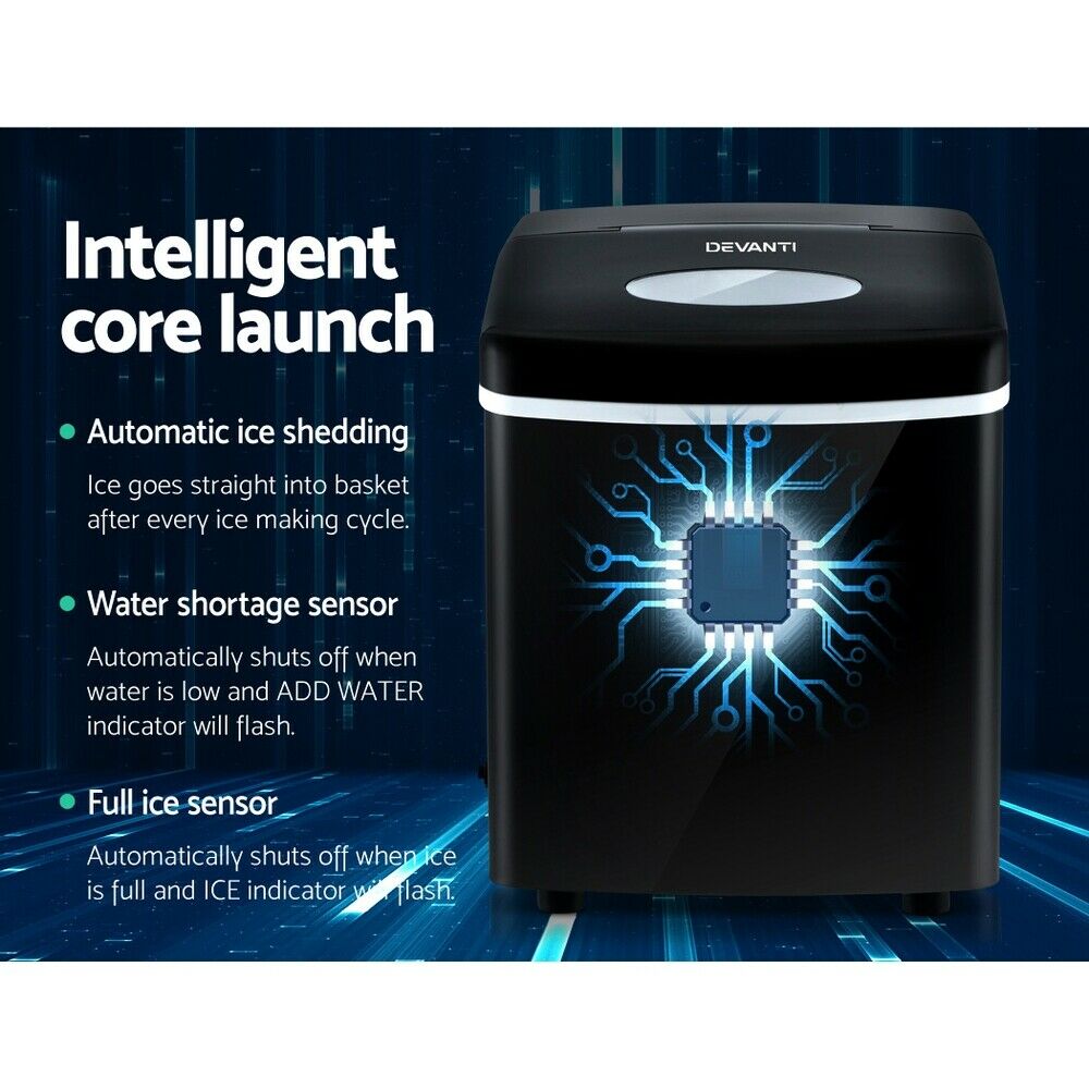 3.2L Portable Stainless Steel Ice Maker - Direct On Sale