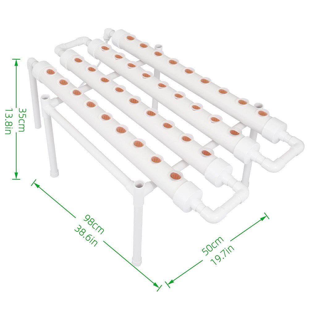 36 Sites Hydroponic Grow Tool Kits Vegetable Garden System 220V Water Pump - Direct On Sale