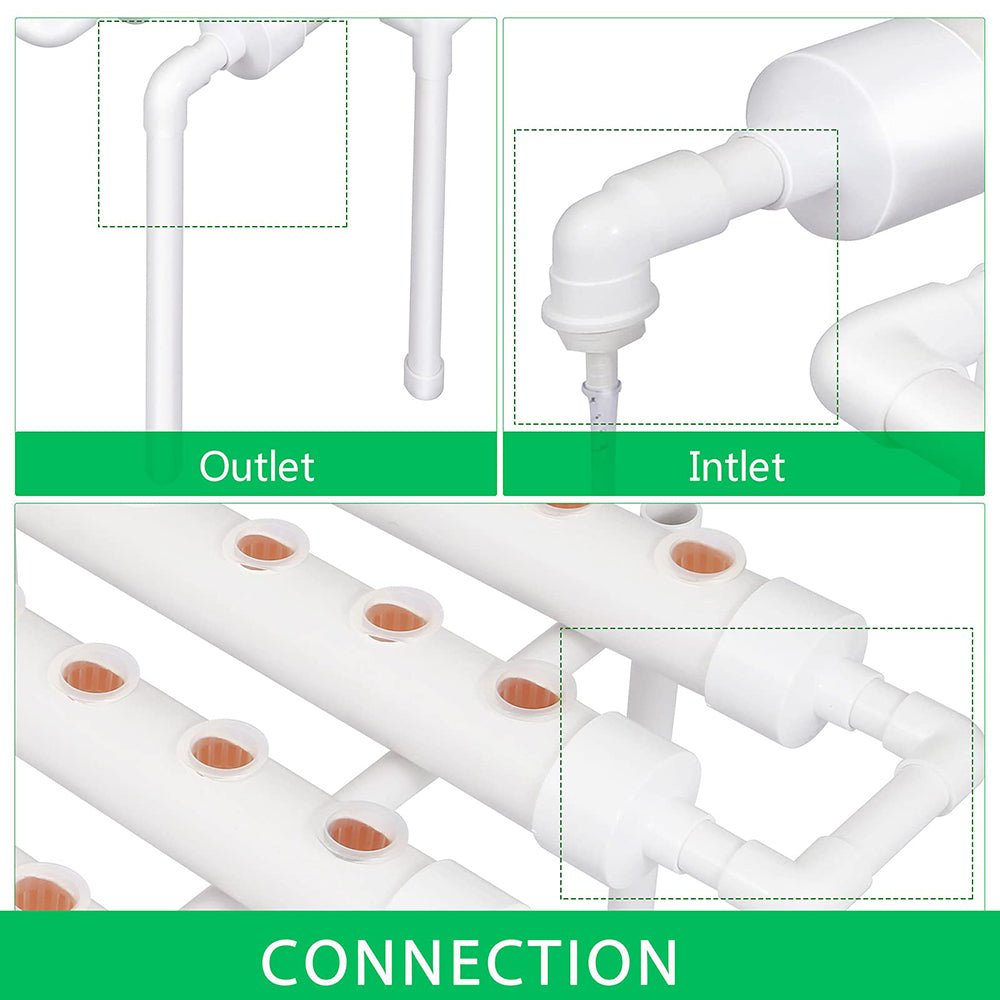 36 Sites Hydroponic Grow Tool Kits Vegetable Garden System 220V Water Pump - Direct On Sale