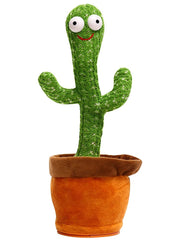 Luminous Cactus Plush Singing Dancing Mocking Toy