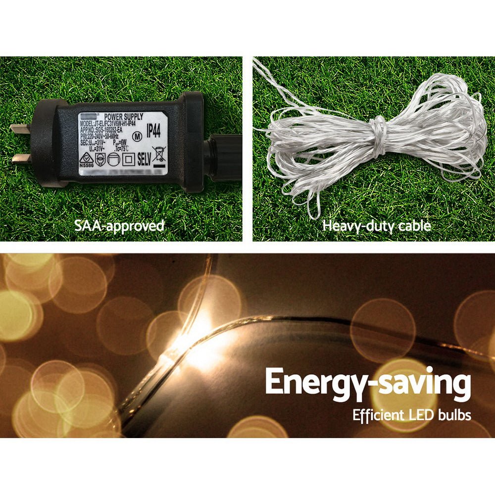 4mx6m Christmas Net Mesh Lights 1000LED String Fairy Party Wedding - Direct On Sale