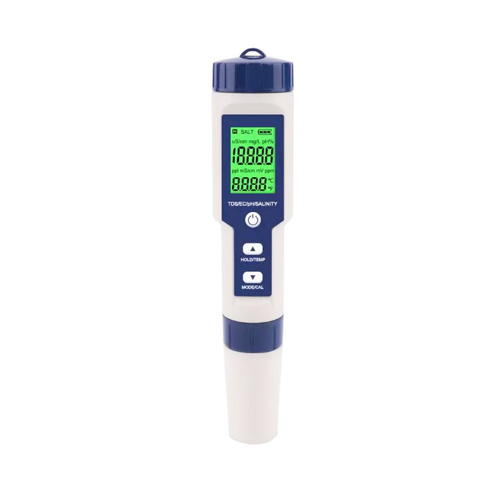 5 in 1 High Accuracy Digital Pen pH Tester for Water - Direct On Sale