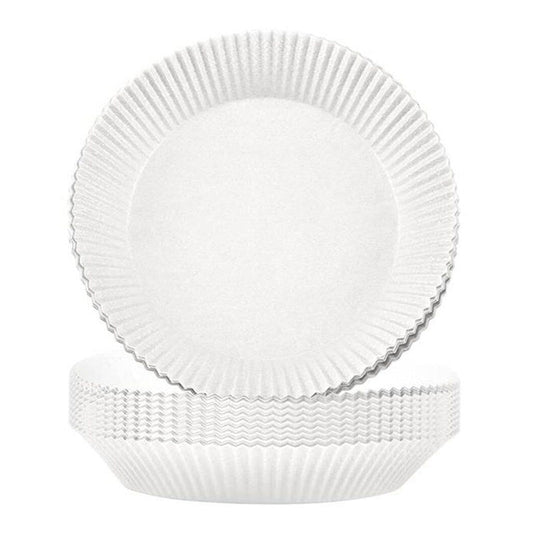 50pcs Air Fryer Disposable Non - Stick Pan Parchment Baking Paper Liner - Available in Round and Square - Direct On Sale
