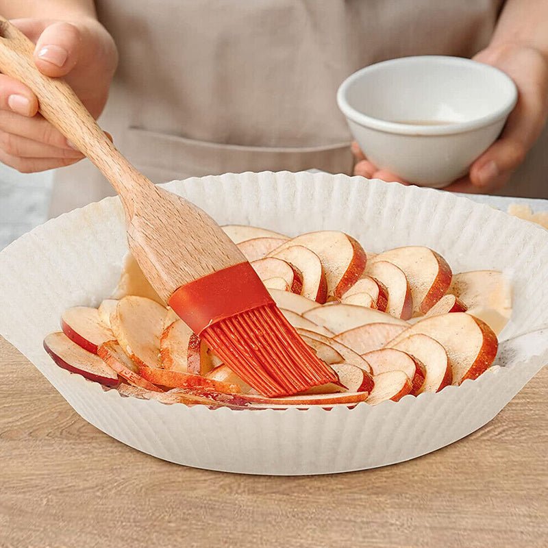 50pcs Air Fryer Disposable Non - Stick Pan Parchment Baking Paper Liner - Available in Round and Square - Direct On Sale