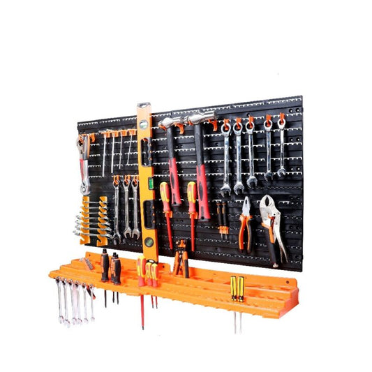 52Pc Wall Mounted Tool Storage Rack Wrench Spanner Holder Screwdriver Pliers - Direct On Sale