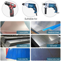 Electric Drill Plate Cutter Sheet Metal Nibbler Precise Cutting Sheet Attachment