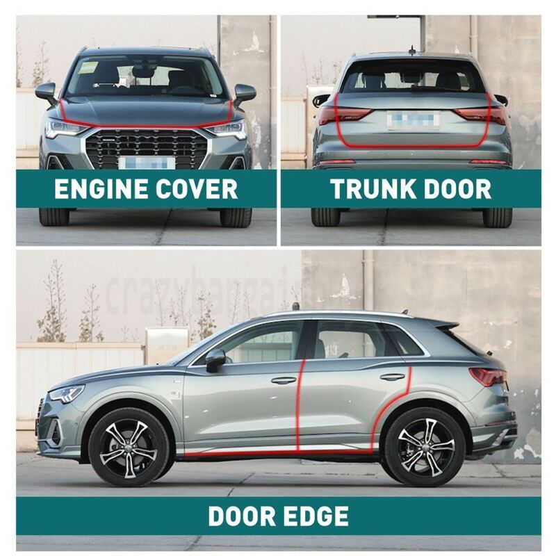 5M SUV Car Door Moulding Rubber Scratch Protector Strip Edge Guard Trim - Direct On Sale