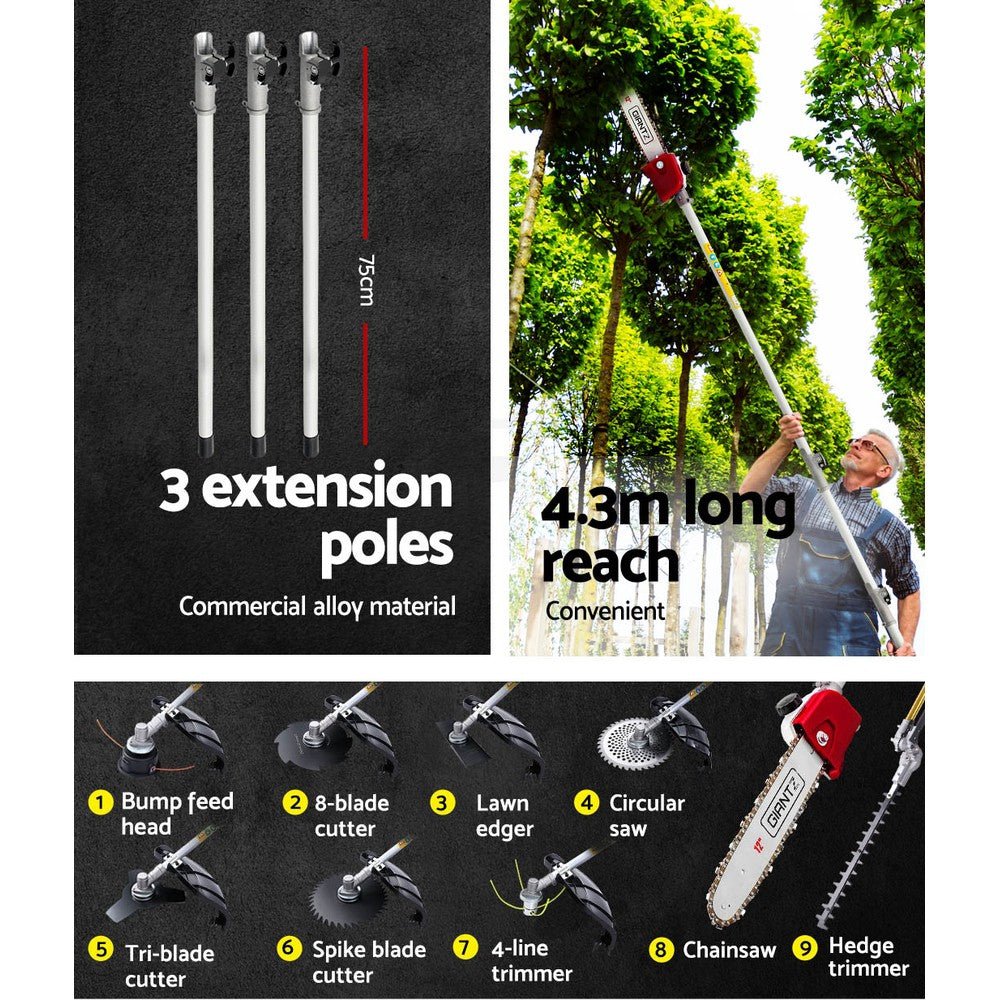 62cc 9 in 1 Multi Use Chainsaw - Direct On Sale