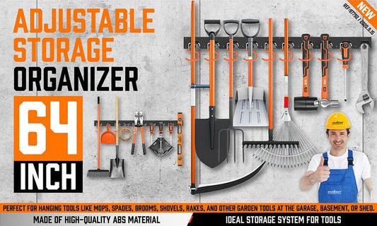 64" Wall Mount Tool Hanger - Direct On Sale