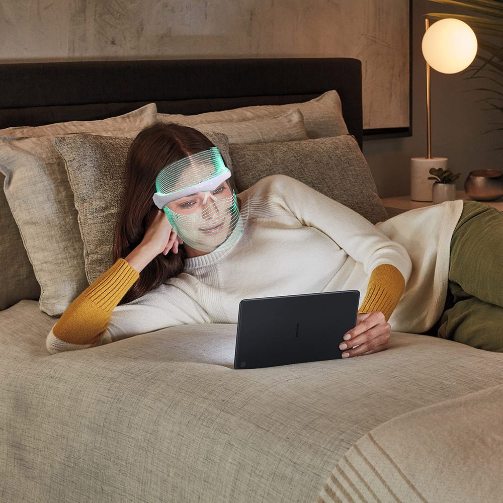 7 Colors LED Facial Mask Light Skin Care Device for Home Use - USB Rechargeable - Direct On Sale