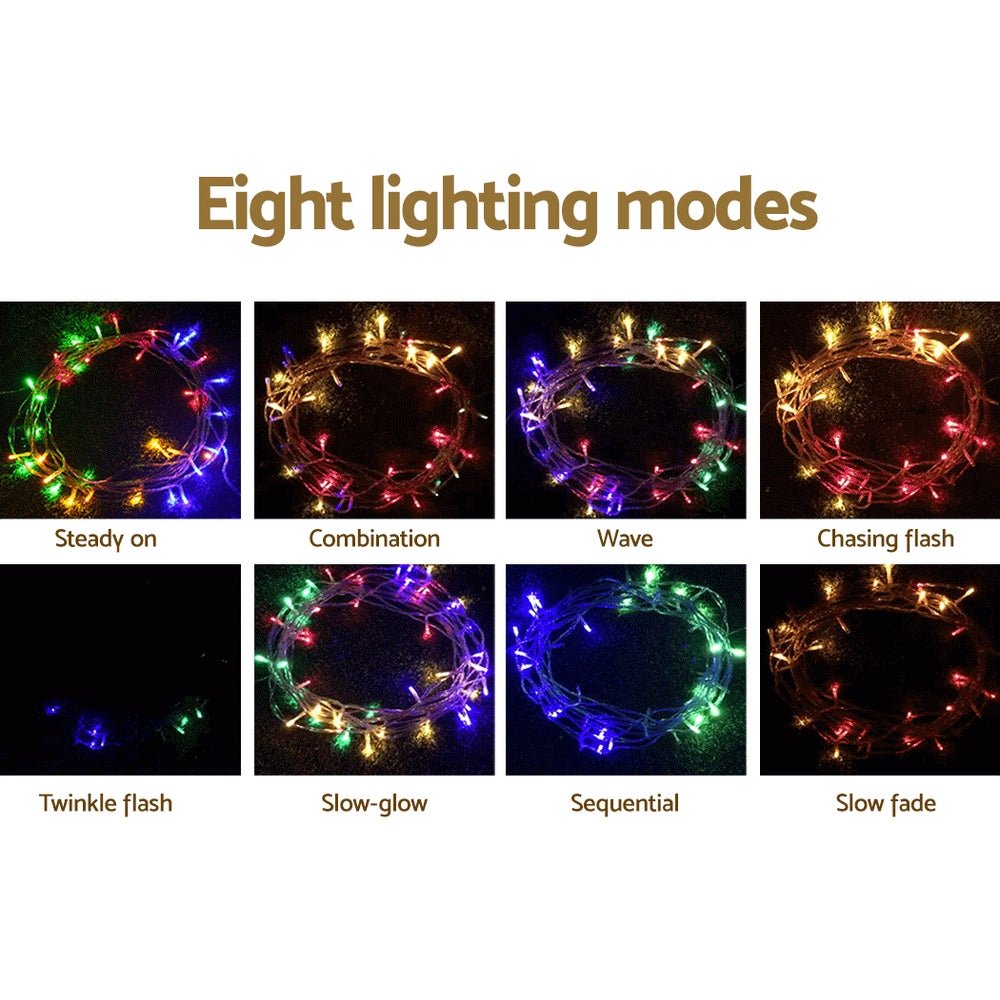 800 LED Christmas Icicle Lights Mutlicolour - Direct On Sale