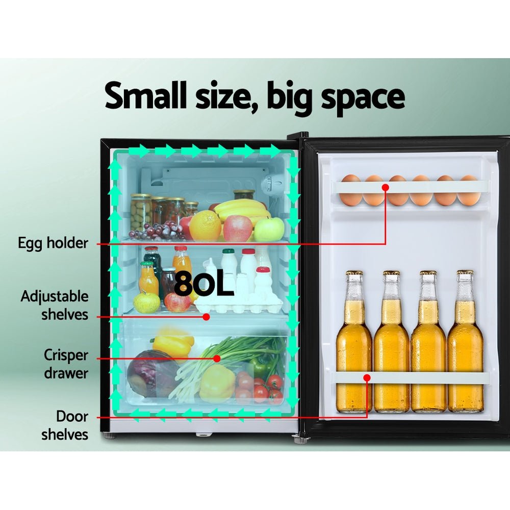 80L Portable Fridge Cooler Upright 12V/24V/240V Caravan Summer Camping - Direct On Sale