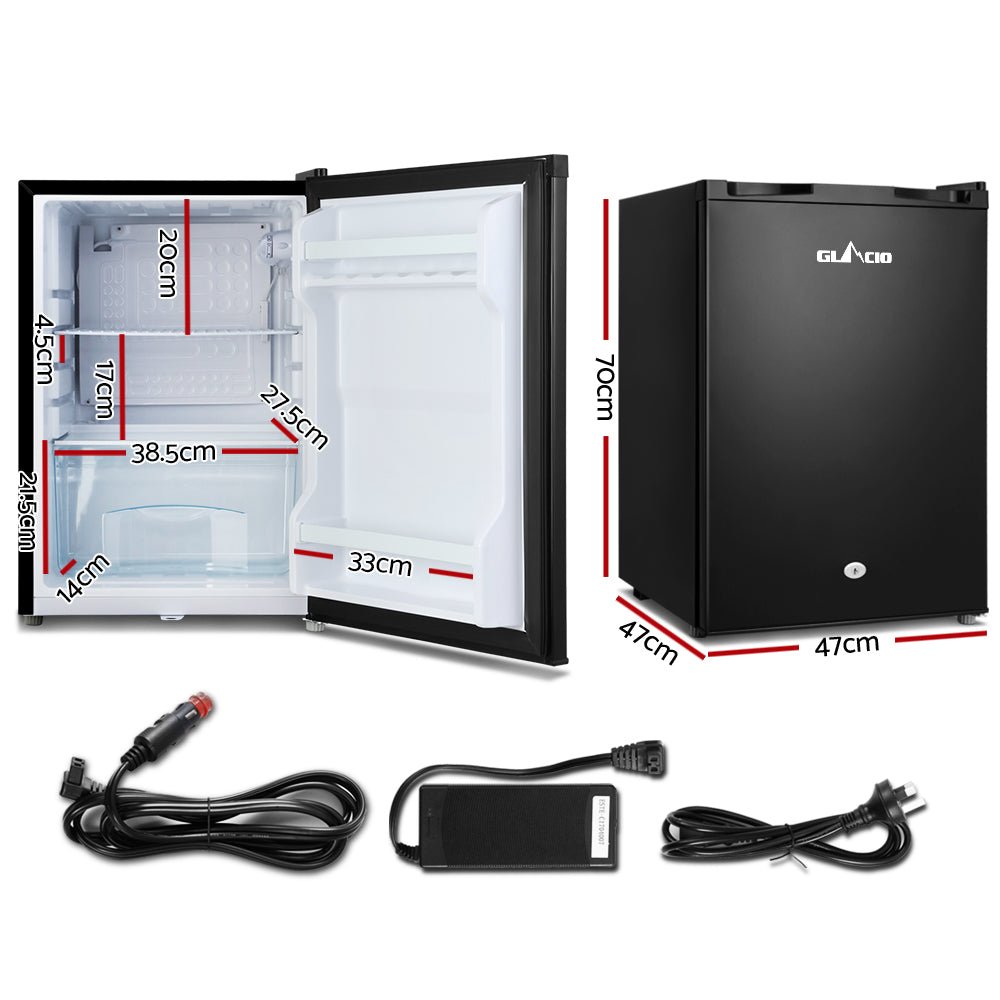 80L Portable Fridge Cooler Upright 12V/24V/240V Caravan Summer Camping - Direct On Sale