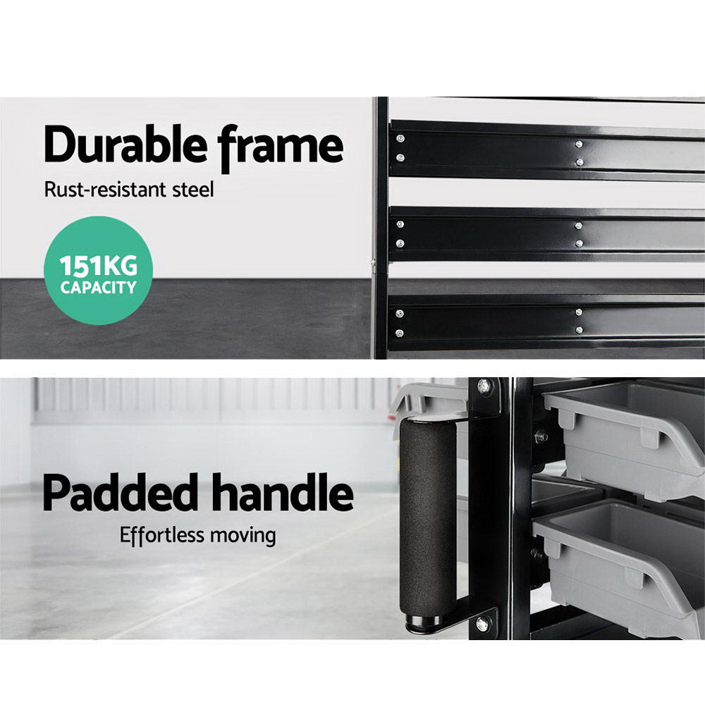 90 Bin Storage Rack Stand Industrial Shelving - Direct On Sale