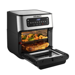 Devanti 10L Air Fryer LCD Kitchen Appliance 1 Year Warranty