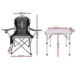 Folding Camping Table Aluminum Portable Picnic Outdoor Foldable BBQ