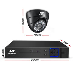 Outdoor 2TB 8CH DVR 1080P HD P2P 4 Camera Sets CCTV Security System