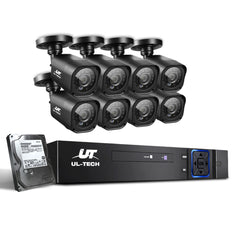 Outdoor CCTV Security System 2TB 8CH DVR 1080P HD P2P 8 Camera Sets