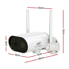 Wireless IP Camera 3MP IP65 Cloud 5200mAh CCTV Security System