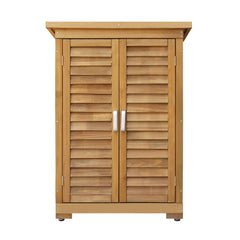 Outdoor/Indoor Wooden Storage Cabinet