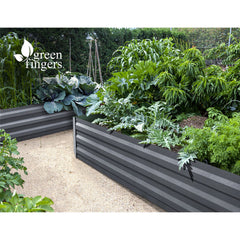 Galvanised Raised Garden Bed Steel Instant Planter 180x90x30CM