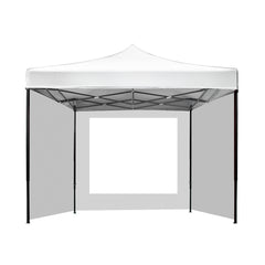 Gazebo Pop Up Marquee 3x3 Folding Wedding Tent Gazebos Shade White