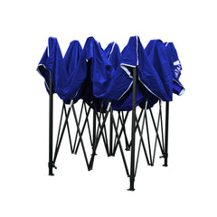 Instahut Gazebo Pop Up Marquee 3x3 Outdoor Tent Folding Wedding Gazebos Blue