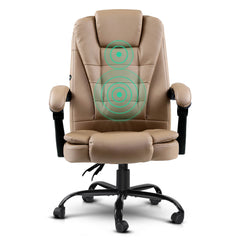 Recliner Office Massage Chair PU Leather