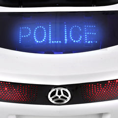Kids Ride On Ford Police Car - Black & White
