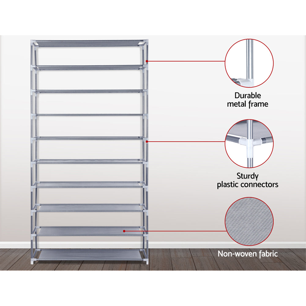 10 Tier Stackable Shoe Rack – Direct On Sale - Main Image