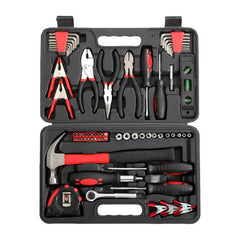 70pcs Hand Tool Kit Set Box Household Automotive Repair Workshop w/Case