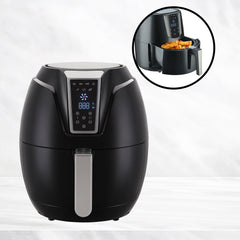 Kitchen Couture 4 Litre Air Fryer Digital Display Black 1400W Healthy Cooker Appliance