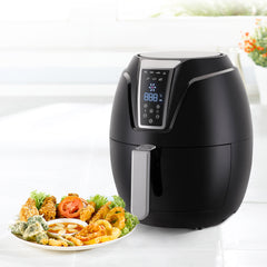Kitchen Couture 4 Litre Air Fryer Digital Display Black 1400W Healthy Cooker Appliance