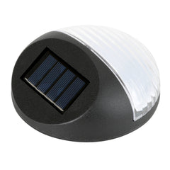 Utmark 8 Pack Round Solar LED Solar Fence Lights Outdoor Lighting Pathway Wall