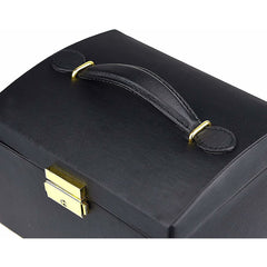Leather Jewellery Organiser Storage Box