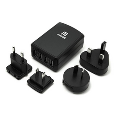 4.5A 4-Port USB Travel Wall Charger