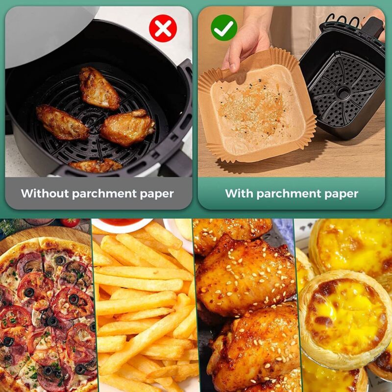 Air Fryer Basket Silicon Liner Non - Stick Reusable - Direct On Sale