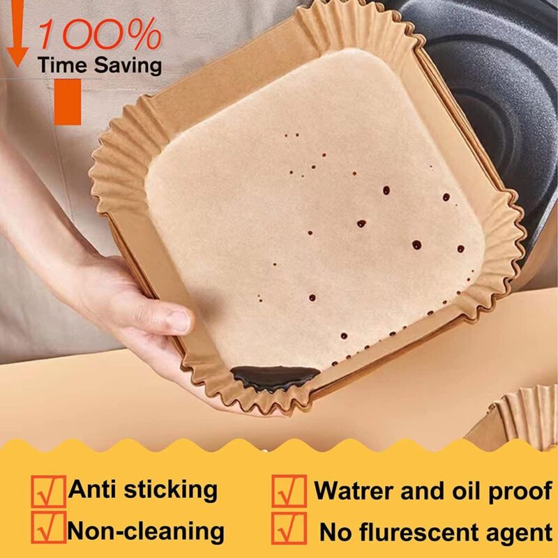 Air Fryer Basket Silicon Liner Non - Stick Reusable - Direct On Sale