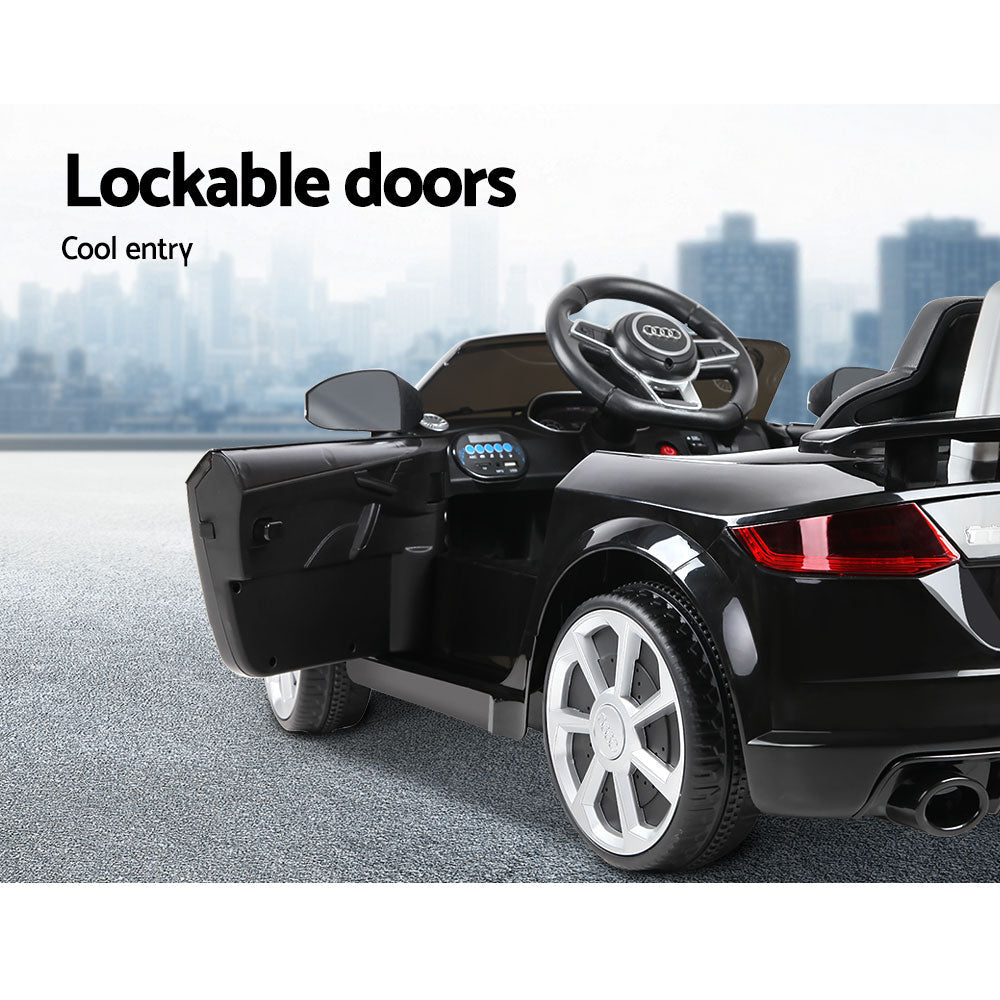 Audi Licensed TT RS Black Kids Ride On Car - Direct On Sale