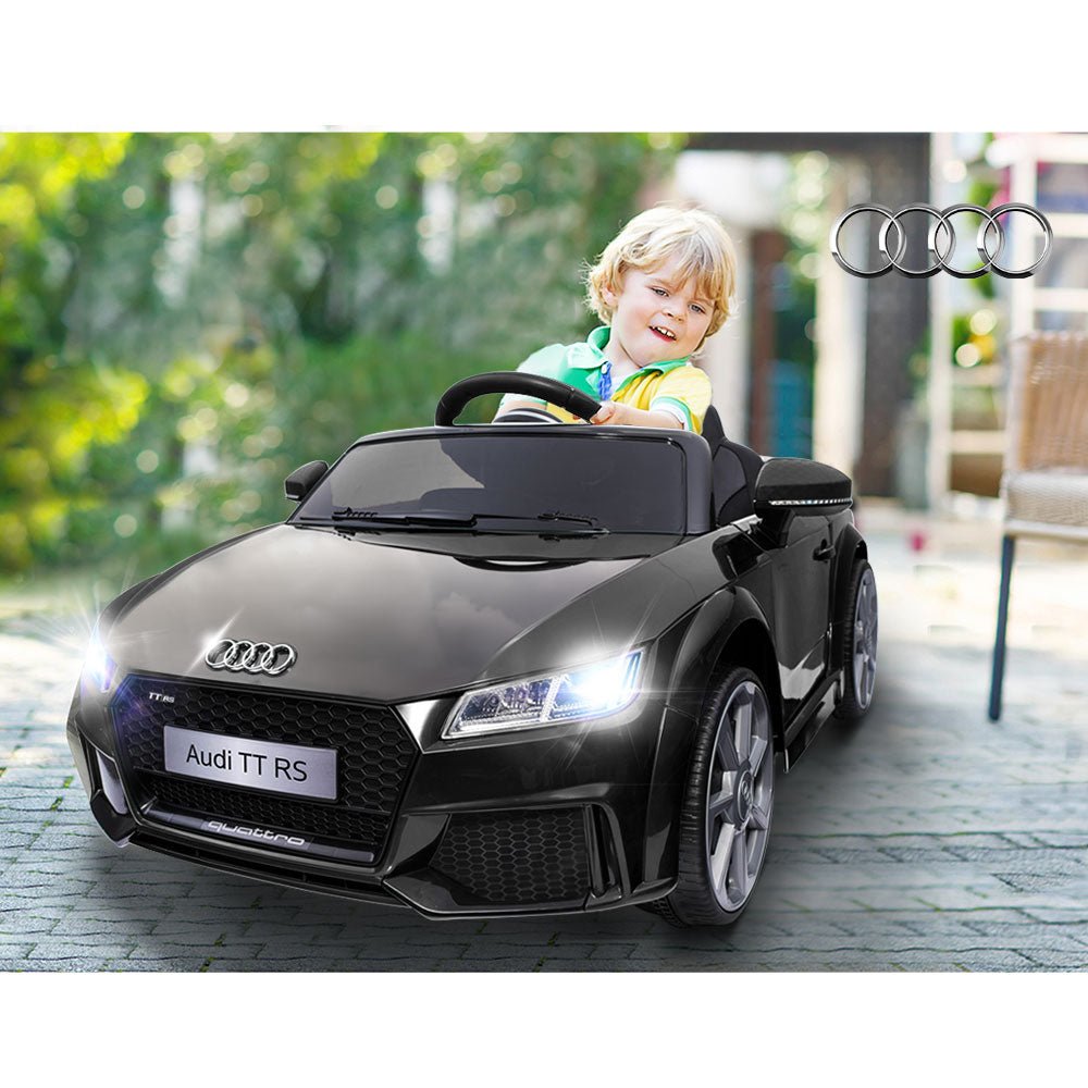 Audi Licensed TT RS Black Kids Ride On Car - Direct On Sale