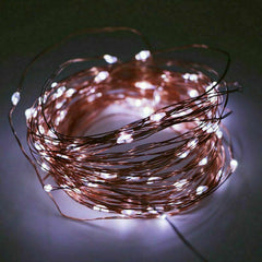 100 LED Solar Fairy String Light Copper Wire Outdoor Waterproof Garden Decor