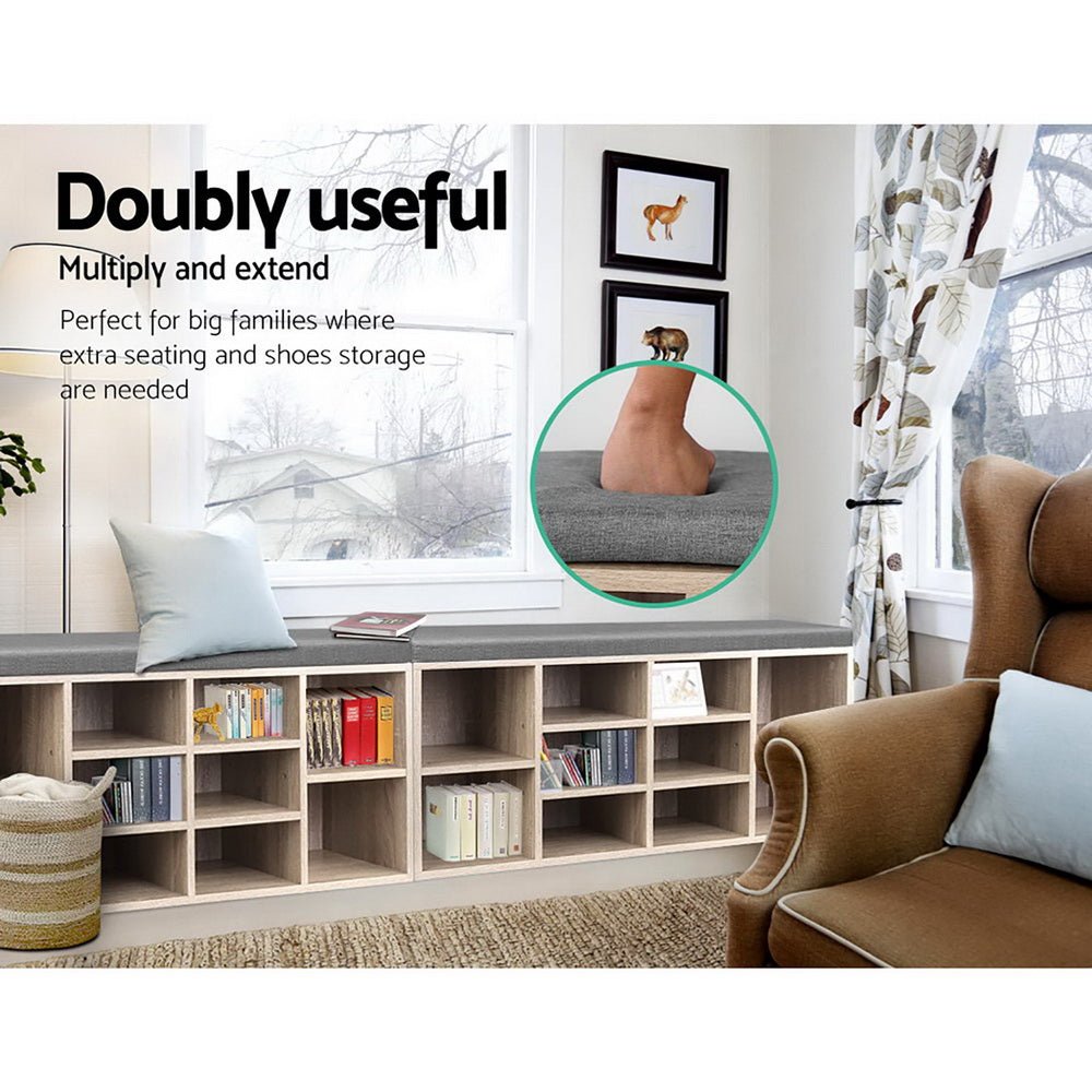Bench Wooden Shoe Rack Storage - Direct On Sale
